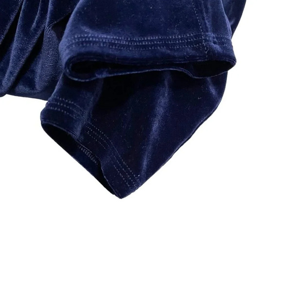 Spanx Velvet Leggings Stretch Elastic Waist Pants Lapis Night Size XL - Picture 6 of 9